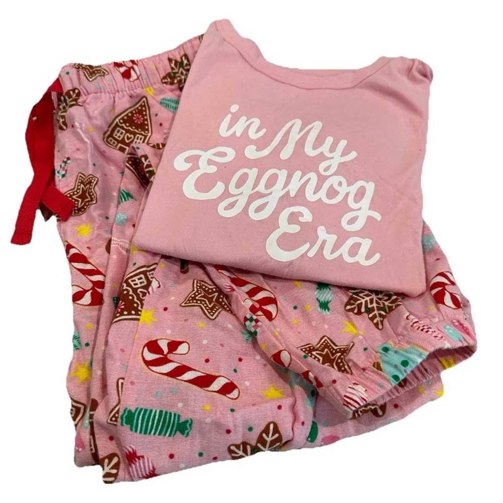 New Without Tags OLD NAVY Holiday Pajama Set Size XS Top and Small Bottoms